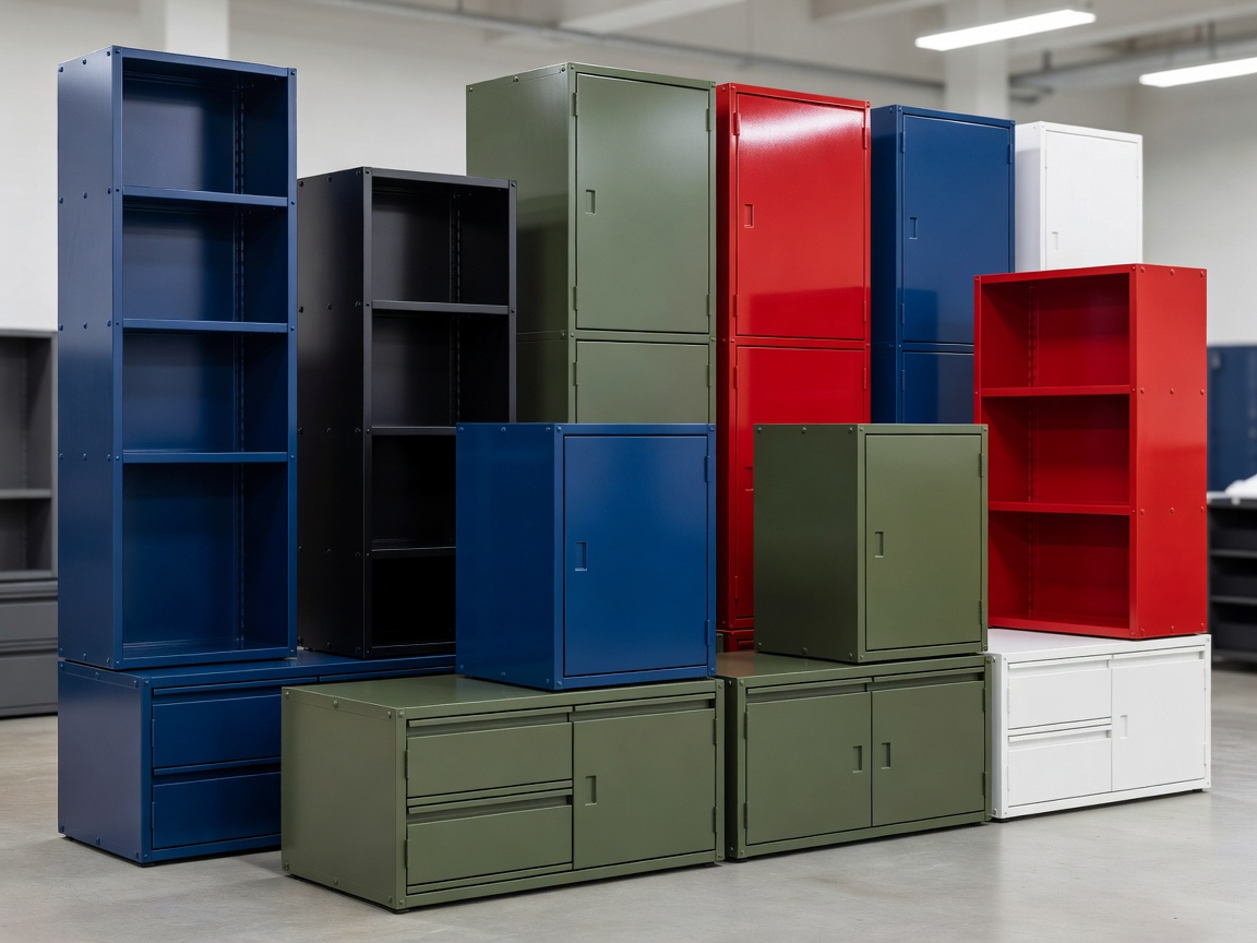 Radar Modular Steel Cabinet Configurations and Custom Color Powder Coating Finishes